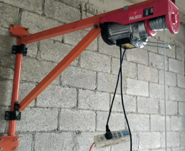 農(nóng)村磚墻上能安裝小型電葫蘆支架嗎